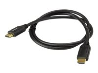 StarTech.com Câble HDMI grande vitesse haute qualité avec Ethernet de 1 m - Cordon HDMI vers HDMI - Câble HDMI 2.0 - 4K 60 Hz - Câble HDMI avec Ethernet - HDMI mâle pour HDMI mâle - 1 m - noir - pour P/N: EXTEND-HDMI-4K40C6P1, KITBXAVHDPEU, KITBXAVHDPUK, KITBXDOCKPEU, KITBXDOCKPUK HDMM1MP