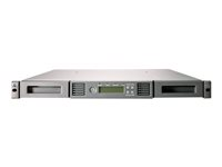 HPE 1/8 G2 Tape Autoloader Ultrium 3000 - Chargeur automatique de bande - 12 To / 24 To - logements : 8 - LTO Ultrium ( 1.5 To / 3 To ) - Ultrium 5 - 8Gb Fibre Channel - externe - 1U - lecteur de code à barre, chiffrement BL541B