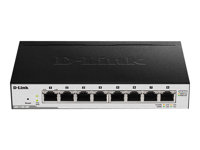 D-Link EasySmart Switch DGS-1100-08P - Commutateur - Géré - 8 x 10/100/1000 (PoE) - de bureau - PoE DGS-1100-08P