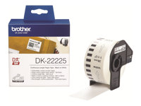 Brother DK-22225 - Papier - noir sur blanc - Rouleau (3,8 cm x 30,5 m) 1 rouleau(x) étiquettes continues - pour Brother QL-1050, QL-1060, QL-500, QL-550, QL-560, QL-570, QL-580, QL-700 DK22225