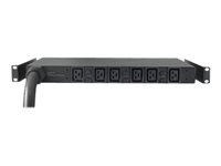 PDU en rack de base APC - Unité de distribution secteur (rack-montable) - CA 400 V - 22 kW - triphasé - entrée : IEC 60309 - connecteurs de sortie : 6 (IEC 60320 C19) - 2.44 m cordon - noir - pour P/N: SCL400RMJ1U, SCL500RMI1UC, SCL500RMI1UNC, SMTL1000RMI2UC, SMTL750RMI2UC AP7526