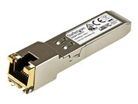 StarTech.com SFP RJ45 - 1000Base-T - Module SFP cuivre - Gigabit - Compatible Juniper EX-SFP-1GE-T - SFP 1G - Mini-GBIC - 100 m - Module transmetteur SFP (mini-GBIC) (équivalent à : Juniper EX-SFP-1GE-T) - 1GbE - 1000Base-T - RJ-45 - jusqu'à 100 m EXSFP1GETST