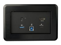 StarTech.com StarTech.com KITBZDOCK Boîtier de connectivité escamotable avec station d'accueil - 4K HDMI, Power Delivery USB-C ou USB-A - Station d'accueil - USB-C / USB 3.0 - HDMI - 1GbE - Conformité TAA KITBZDOCK