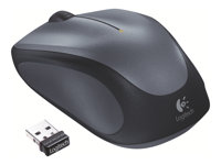 Logitech M235 - Souris - optique - sans fil - 2.4 GHz - récepteur sans fil USB - mercure 910-002201