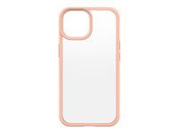 OtterBox React Series - Coque de protection pour téléphone portable - polycarbonate, caoutchouc synthétique - pêche parfaite (pêche) - pour Apple iPhone 15 77-92813