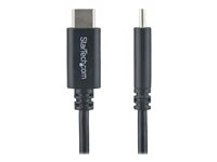 StarTech.com Câble USB 2.0 USB-C vers USB-C de 2 m - Cordon USB C vers C - Câble USB Type-C - M/M - Noir - Câble USB - 24 pin USB-C (M) pour 24 pin USB-C (M) - Thunderbolt 3 / USB 2.0 - 2 m - noir - pour P/N: DKT30CHD, HB30C1A1CPD, HB30C3A1CFBW USB2CC2M