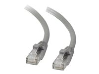 C2G Cat5e Booted Unshielded (UTP) Network Patch Cable - Cordon de raccordement - RJ-45 (M) pour RJ-45 (M) - 10 m - UTP - CAT 5e - moulé, sans crochet, bloqué - gris 83147