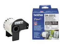 Brother DK-22212 - Adhésif permanent - blanc - Rouleau (6,2 cm x 15,2 m) ruban - pour Brother QL-1050, 1060, 1110, 500, 550, 560, 570, 580, 600, 650, 700, 710, 720, 820 DK22212