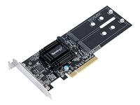 Synology M2D18 - Adaptateur pour baie de stockage - Slot d'extension vers 2 x M.2 - M.2 Card - PCIe 2.0 x8 M2D18