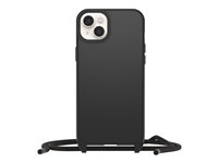 OtterBox React Series - Coque de protection pour téléphone portable - collier - compatibilité avec MagSafe - noir - pour Apple iPhone 14 Plus 77-92285