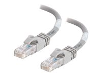 C2G Cat6 Booted Unshielded (UTP) Crossover Patch Cable - Câble inverseur - RJ-45 (M) pour RJ-45 (M) - 3 m - UTP - CAT 6 - moulé, sans crochet, bloqué - gris 83509