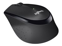 Logitech M330 SILENT PLUS - Souris - 3 boutons - sans fil - 2.4 GHz - récepteur sans fil USB - noir 910-004909