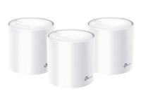 TP-Link Deco X60 - - système Wi-Fi - (3 routeurs) - 1GbE - Wi-Fi 6 - Bi-bande DECO X60(3-PACK)