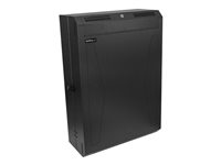 StarTech.com Rack serveur vertical 6U - Baie de brassage à montage mural - Armoire informatique - Coffret réseau - Profondeur de 76,2 cm - Armoire de rack - montable sur mur - noir - 6U RK630WALVS