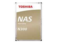 Toshiba N300 NAS - Disque dur - 14 To - interne - 3.5" - SATA 6Gb/s - 7200 tours/min - mémoire tampon : 256 Mo HDWG21EUZSVA