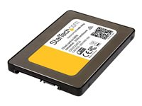 StarTech.com Adaptateur carte CFast vers SATA avec boîtier de 2,5" - Convertisseur carte mémoire CFast - SATA III 6 Gb/s - Contrôleur de stockage - 1 Canal - CFast Card - SATA 6Gb/s - noir, argent - pour P/N: BRACKET125PT, BRACKET125PTP, BRACKET225PT, BRACKET425F CFAST2SAT25