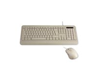 MCL - Ensemble clavier et souris - bioplastique - AZERTY - Français - beige terrazzo MP3A99AACK2012BIB