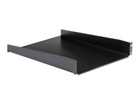 StarTech.com Etagère fixe montée en rack 2U 22 pouces - 22 kg - Étagère pour rack - noir - 2U - 22" - pour P/N: RK12OD2, RK2433BKM, RK2537BKM, RK3236BKF, RK4236BKB, RK4242BK24, RK4242BK30 CABSHELF22