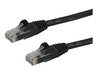 StarTech.com Câble réseau Cat6 Gigabit UTP sans crochet de 10m - Cordon Ethernet RJ45 anti-accroc - Câble patch Mâle / Mâle - Noir - Cordon de raccordement - RJ-45 (M) pour RJ-45 (M) - 10 m - UTP - CAT 6 - moulé, sans crochet - noir N6PATC10MBK