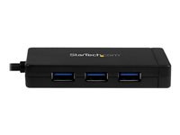 StarTech.com Hub USB-C à 3 ports avec Gigabit Ethernet - USB-C vers 3x USB-A - USB 3.0 - Adaptateur d'alimentation inclus - Concentrateur (hub) - 3 x SuperSpeed USB 3.0 + 1 x 10/100/1000 - de bureau HB30C3A1GE