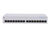 Cisco Business 110 Series 110-16T - Commutateur - non géré - 16 x 10/100/1000 - de bureau, Montable sur rack, fixation murale CBS110-16T-EU