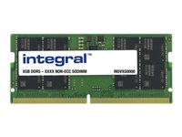 Integral - DDR5 - module - 16 Go - SO DIMM 262 broches - 4800 MHz / PC5-38400 - CL40 - 1.1 V - mémoire sans tampon - non ECC IN5V16GNHRBX