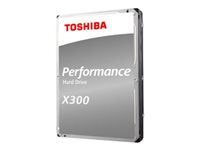 Toshiba X300 Performance - Disque dur - 4 To - interne - 3.5" - SATA 6Gb/s - 7200 tours/min - mémoire tampon : 128 Mo HDWE140UZSVA