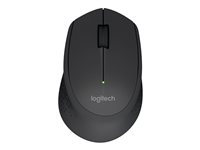 Logitech M280 - Souris - pour droitiers - optique - 3 boutons - sans fil - 2.4 GHz - récepteur sans fil USB - noir 910-004287