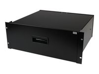 StarTech.com Tiroir de stockage en acier noir 4U pour racks et armoires 48 cm - Tiroir de rangement pour rack - 4U - pour P/N: CABSCRWS1224, RK2537BKM, RK3236BKF, RK4236BKB, RK4242BK24, RK4242BK30, RKQMCAB12V2 4UDRAWER