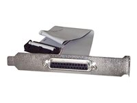 StarTech.com Adaptateur de slot port parallèle DB25 femelle vers connecteur carte mère IDC 25 broches de 40 cm - Nappe DB25 vers IDC 25 - Panneau parallèle - DB-25 (F) pour IDC 26 broches (F) - 40.64 cm - gris PLATE25F16