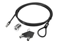 HP Master Keyed Docking Station Cable Lock - Câble de sécurité - pour Portable 14u G6, 15u G2, 15u G3, 15u G4, 15u G5, 15u G6, 17 G2, 84XX, 8540, 8770 AY474AA#AC3