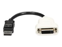 StarTech.com Adaptateur vidéo DisplayPort vers DVI - Convertisseur DP vers DVI-D - Mâle / Femelle - 1920x1200 / 1080p - Adaptateur DisplayPort - liaison simple - DisplayPort (M) pour DVI-D (F) - 24 cm - verrouillé - pour P/N: DK30CH2DEP, DK30CH2DEPUE, MST14DP123DP, TB3DK2DPPDUE, TB3DKDPMAW, TB3DKDPMAWUE DP2DVI