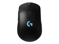 Logitech G Pro - Souris - droitiers et gauchers - optique - sans fil - 2.4 GHz - récepteur sans fil USB 910-005273