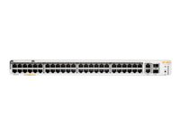 HPE Aruba Instant On 1960 48G 40p Class4 8p Class6 PoE 2XGT 2SFP+ 600W Switch - Commutateur - Géré - 48 x 10/100/1000 + 2 x 10 Gigabit SFP+ + 2 x 100/1000/10GBase-T - Montable sur rack - PoE (600 W) - BTO JL809A#ABB