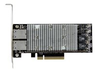 StarTech.com Carte réseau PCI Express à 2 ports 10GBase-T Ethernet avec chipset Intel X540 - Adaptateur NIC PCIe GbE - Adaptateur réseau - PCIe 2.0 x8 profil bas - 10Gb Ethernet x 2 - noir - pour P/N: BNDTB10GI, BNDTB210GSFP, BNDTB310GNDP, BNDTB410GSFP, BNDTB4M2E1, BNDTBUSB3142 ST20000SPEXI