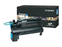 Lexmark - À rendement extrêmement élevé - cyan - original - cartouche de toner LCCP - pour Lexmark X792de, X792dte, X792dtfe, X792dtme, X792dtpe, X792dtse X792X2CG