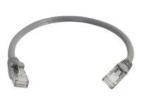 C2G Cat6 Booted Unshielded (UTP) Network Patch Cable - Cordon de raccordement - RJ-45 (M) pour RJ-45 (M) - 2 m - UTP - CAT 6 - moulé, sans crochet, bloqué - gris 83368