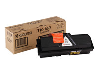 Kyocera TK 160 - Noir - original - cartouche de toner - pour ECOSYS P2035d, P2035d/KL3, P2035dn, P2035dn/KL3; FS-1120D, 1120D/KL3, 1120DN, 1120DN/KL3 1T02LY0NLC