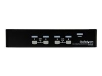 StarTech.com 4-Port USB KVM Swith with OSD - TAA Compliant - 1U Rack Mountable VGA KVM Switch (SV431DUSBU) - Commutateur KVM - 4 x KVM port(s) - 1 utilisateur local - de bureau - pour P/N: IM12D1500P, RACKCOND17HD, RKCONS1701, SVA12M2NEUA, SVA12M5NA, SVUSBVGA10, SVUSBVGA6 SV431DUSBU