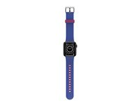 OtterBox - Sacoche pour montre intelligente - antimicrobien - acier inoxydable, silicone infusé d'argent - blueberry tarte - pour Apple Watch SE, Series 3, Series 4, Series 5, Series 6, Series 7 77-90269