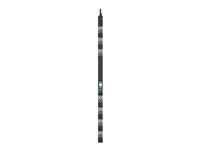 APC NetShelter Rack PDU Advanced - Unité de distribution secteur (rack-montable) - avec compteur - AC 400/415 V - 11.5 kW - 11500 VA - triphasé - Ethernet 10/100, Ethernet 10/100/1000 - entrée : IEC 60309 520P6 - connecteurs de sortie : 42 (21 x IEC 60320 C13/C15, 21 x IEC 60320 C13/C15/C19/C21) - 0U - 1.8 m cordon - noir APDU10250ME