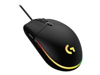 Souris de jeu Logitech G203 LIGHTSYNC - Souris - optique - 6 boutons - filaire - USB - noir 910-005796