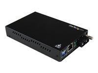 StarTech.com Convertisseur Ethernet Gigabit sur Fibre Optique MultiMode SC - 1000 Mb/s - 550m - Convertisseur de média à fibre optique - 1GbE - 1000Base-LX, 1000Base-SX, 1000Base-T - RJ-45 / SC multi-mode - jusqu'à 550 m - 850 nm - pour P/N: ETCHS2U, SVA12M2NEUA, SVA12M5NA ET91000SC2