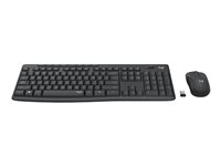 Logitech MK295 Silent - Ensemble clavier et souris - sans fil - 2.4 GHz - Pan Nordic - graphite 920-009810