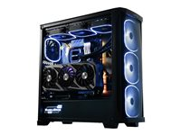 Enermax StarryKnight SK30 - Mid tower - ATX étendu - panneau latéral fenêtré (verre trempé) - pas d'alimentation - noir - USB/Audio ECA-SK30-BB-ARGB-01