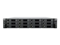 Synology SA3400D - Serveur NAS - 12 Baies - rack-montable - SAS - RAID RAID 0, 1, 5, 6, 10, JBOD, disque de réserve 5, 6 disques de secours, disque de réserve 10, disque de réserve 1, RAID F1, disque de secours F1 - RAM 16 Go - Gigabit Ethernet / 10 Gigabit Ethernet - iSCSI support - 2U SA3400D