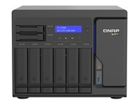 QNAP TS-h886 - Serveur NAS - 8 Baies - SATA 6Gb/s - RAID RAID 0, 1, 5, 6, 10, 50, JBOD, 60, RAID TP, TM - RAM 8 Go - 2.5 Gigabit Ethernet - iSCSI support TS-H886-D1602-8G