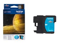 Brother LC1100C - Cyan - original - cartouche d'encre - pour Brother DCP-185, 385, 395, 585, J715, MFC-490, 5490, 5890, 5895, 6890, 790, 795, 990, J615 LC1100C