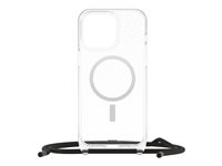 OtterBox React Series - Coque de protection pour téléphone portable - collier - compatibilité avec MagSafe - stardust (paillettes transparentes) - pour Apple iPhone 15 Pro Max 77-93589