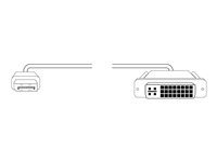 Humanscale - Câble adaptateur - DisplayPort (M) pour DVI-I (M) CA-DPDV